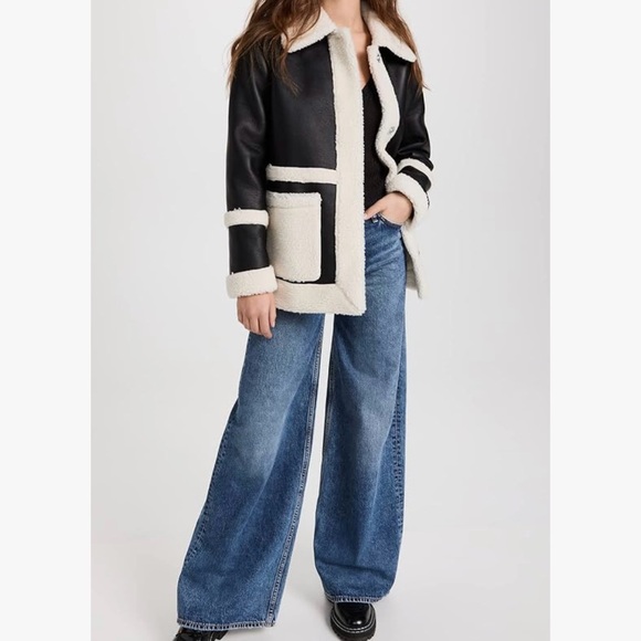 Avec les Filles Faux Shearling Jacket—last chance - Picture 6 of 9